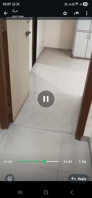 Bathroom in 2 BHK Apartment at Nilgiri C Wing CHS, Andheri East – for Rent