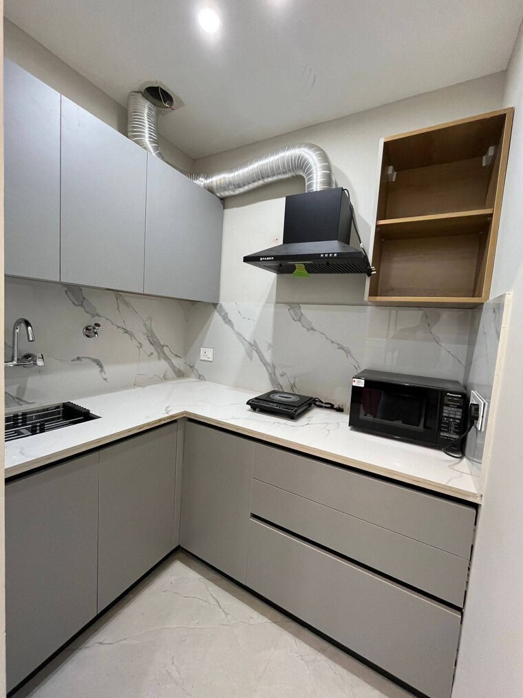 Kitchen, smart-world-orchard 3 Bedroom 1630 Sq.Ft. Apartment In Sector 61 Gurgaon 9665631