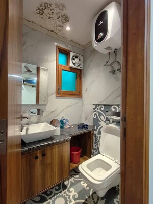Bathroom in 2 BHK Apartment at Saket – for Rent