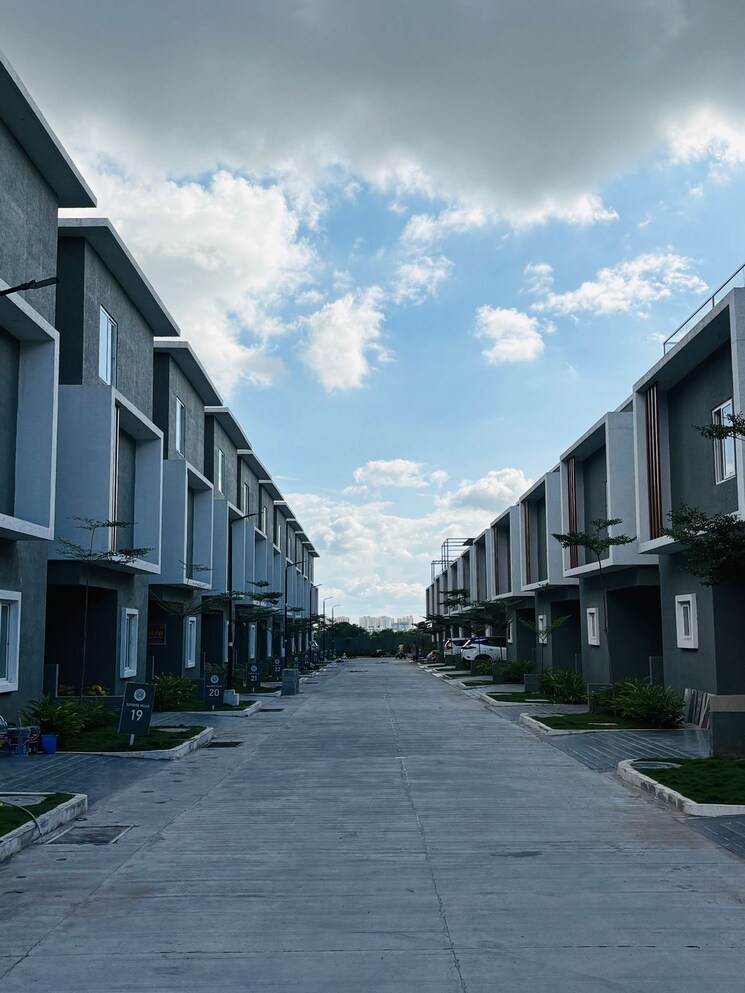 Exterior View, golden-meadows-indresham 3 Bedroom 2140 Sq.Ft. Villa In Indresham Hyderabad 9665683