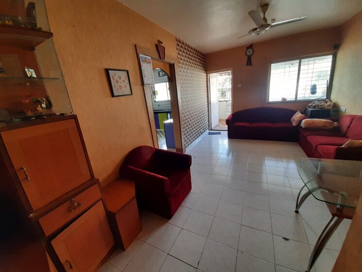 Living Room, b-k-pate-golden-petals 2 Bedroom 777 Sq.Ft. Apartment In Karve Nagar Pune 9665663