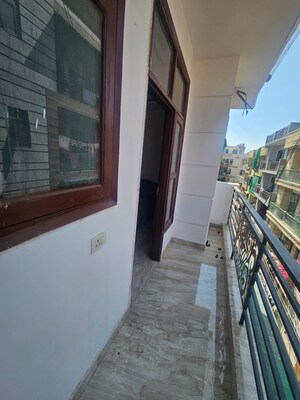 Balcony in 2 BHK Builder Floor at Palm Residency Chhatarpur, Chattarpur – for Rent