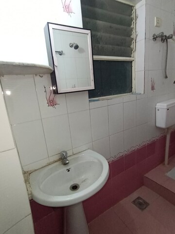 Bathroom in 2 BHK Apartment at Siddhivinayak Shubhashree Residential, Akurdi – for Rent