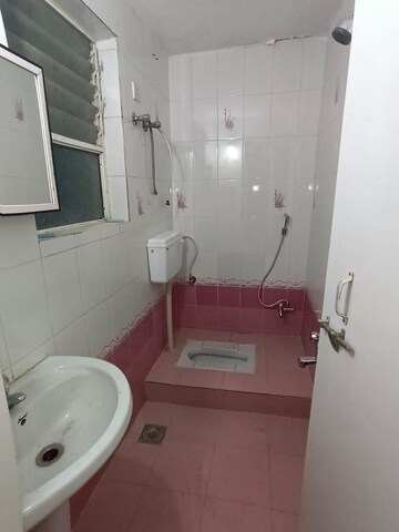 Bathroom in 2 BHK Apartment at Siddhivinayak Shubhashree Residential, Akurdi – for Rent