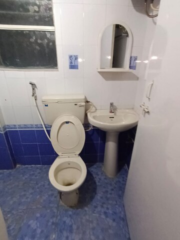 Bathroom in 2 BHK Apartment at Siddhivinayak Shubhashree Residential, Akurdi – for Rent