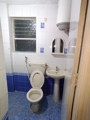 Bathroom in 2 BHK Apartment at Siddhivinayak Shubhashree Residential, Akurdi – for Rent