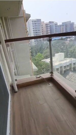 Balcony in 3 BHK Apartment at Vaibhavlaxmi Queens Glory, Chembur – for Rent