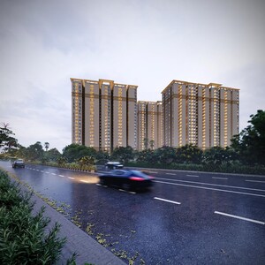 3 BHK Apartment – Exterior View View at Pacifica Hill Crest, Gachibowli - for Sale