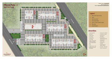 Master Plan in 3 BHK Apartment at Pacifica Hill Crest, Gachibowli – for Sale