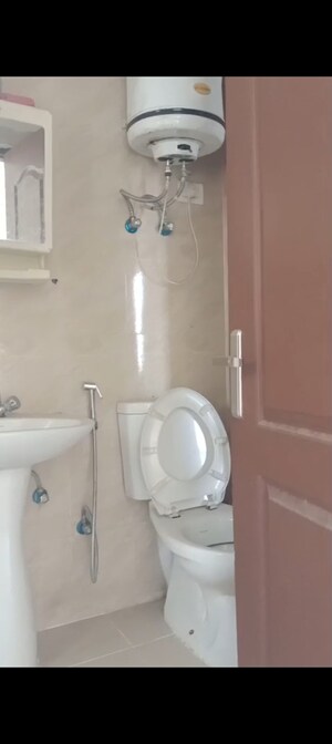 Bathroom in 3 BHK Apartment at Trident Embassy, Sector 1 Greater Noida – for Rent