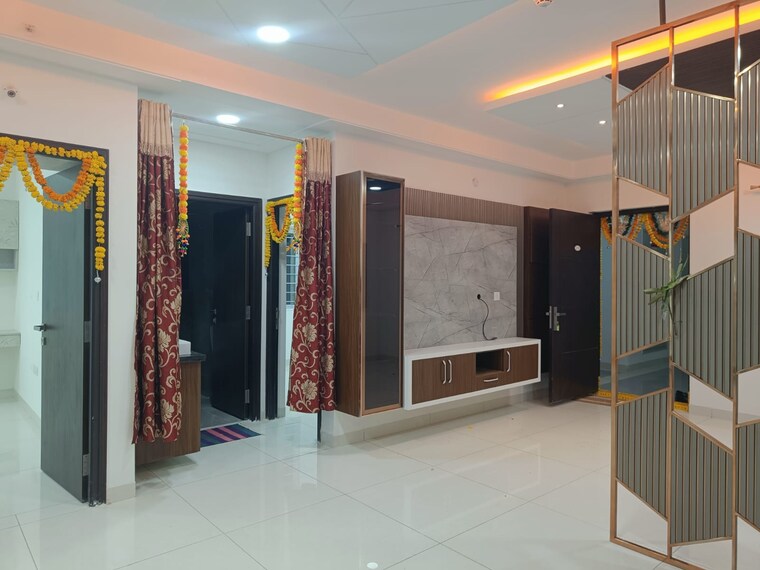 Living Room, my-home-sayuk 2 Bedroom 1355 Sq.Ft. Apartment In Tellapur Hyderabad 9665821