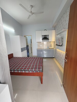 Kitchen in 1 RK Apartment at Pyramid Heights, Sector 85 – for Rent