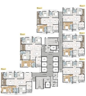Floor Plan in 3 BHK Apartment at Navanaami One, Kokapet – for Sale