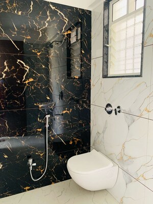 Bathroom in 2 BHK Apartment at Border Road Housing Society, Dhanori – for Rent