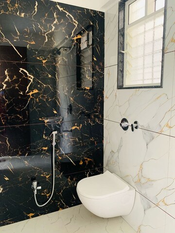 Bathroom in 2 BHK Apartment at Border Road Housing Society, Dhanori – for Rent