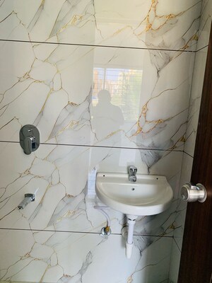 Bathroom in 2 BHK Apartment at Border Road Housing Society, Dhanori – for Rent