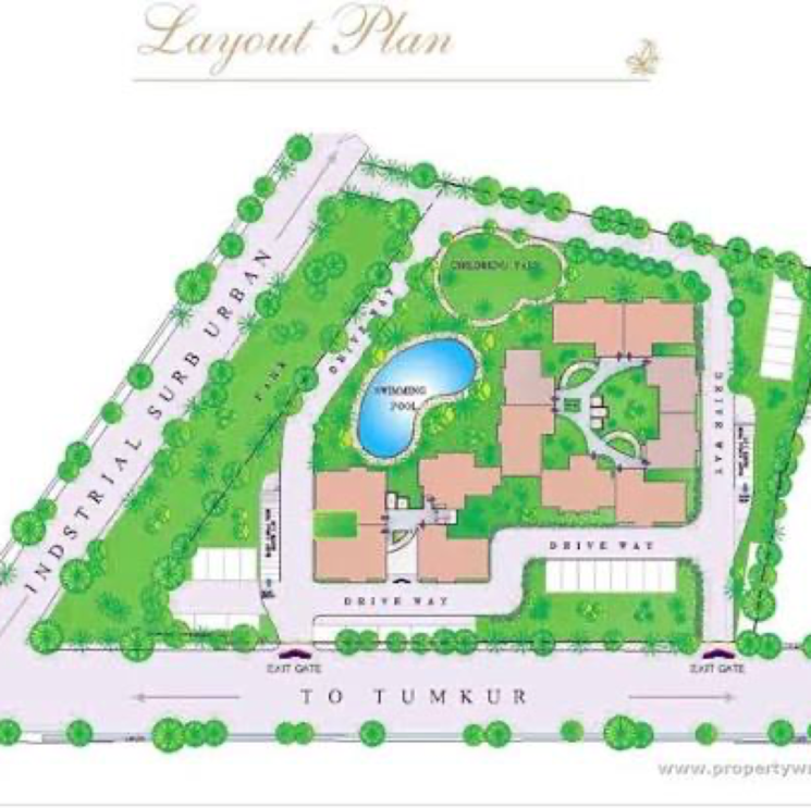 Master Plan, esteem-classic-chs 1 Bedroom 400 Sq.Ft. Apartment In Prabhat Nagar Mumbai 9665989
