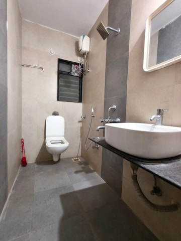 Bathroom in 2 BHK Apartment at Navkar Happy Homes, Ic Colony – for Rent