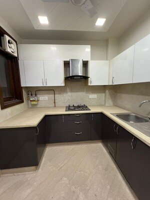 Kitchen in 3 BHK Builder Floor at Chittaranjan Park – for Sale