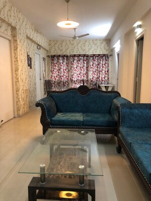Living Room in 3 BHK Apartment at Kristi Villa, Chinar Park – for Sale