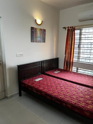 Bedroom in 3 BHK Apartment at Kristi Villa, Chinar Park – for Sale