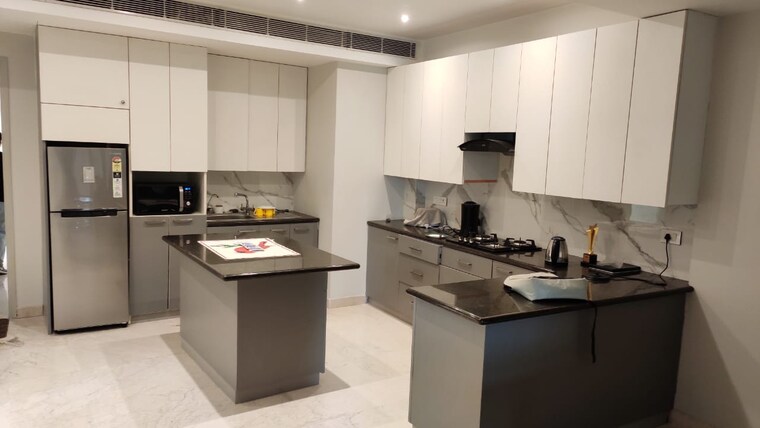 Kitchen, lajpat nagar iii 3 Bedroom 1800 Sq.Ft. Builder Floor In Lajpat Nagar Iii Delhi 9666094