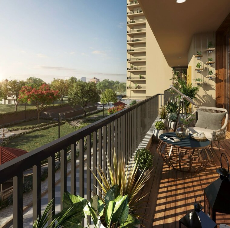 Exterior View, high ground 3 Bedroom 1995 Sq.Ft. Apartment In High Ground Zirakpur 9666114