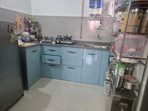 Kitchen in 1 BHK Apartment at Divine Palm Springs, Wakad – for Rent
