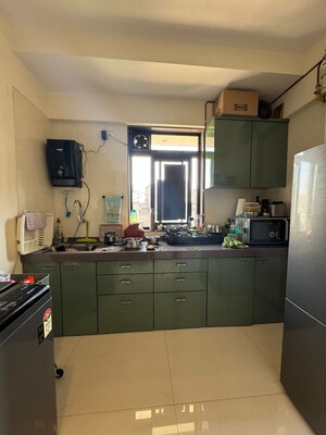 Kitchen in 1 BHK Apartment at Sindhi Society, Chembur – for Rent