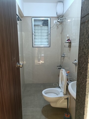 Bathroom in 2 BHK Apartment at Mohini Zen Vrindavan, Dahisar East – for Rent