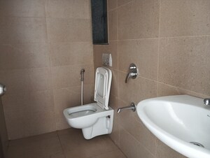 Bathroom in 1 BHK Apartment at Runwal Eirene, Balkum Pada – for Rent