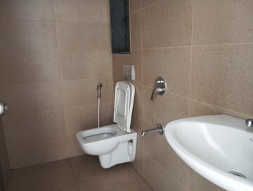 Bathroom in 1 BHK Apartment at Runwal Eirene, Balkum Pada – for Rent