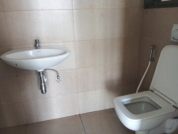 Bathroom in 1 BHK Apartment at Runwal Eirene, Balkum Pada – for Rent