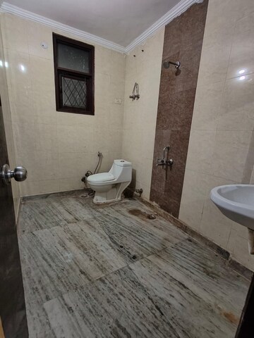 Bathroom in 2 BHK Builder Floor at Saket – for Rent