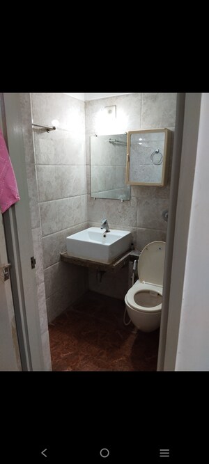 Bathroom in 2 BHK Apartment at Gala Glory, Bopal – for Rent