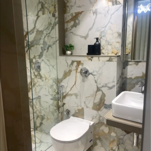 Bathroom in 2 BHK Apartment at Ghatkopar West – for Sale