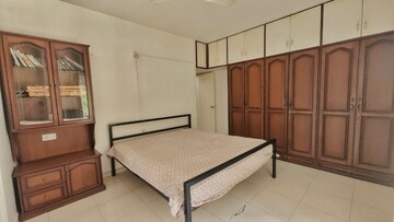 Bedroom in 3 BHK Apartment at Naiknavare Sylvan Heights, Aundh – for Rent