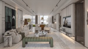 Master Bedroom in 4 BHK Apartment at Elan The Presidential, Sector 106 – for Sale