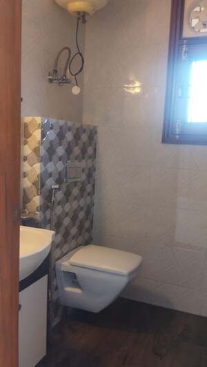 Bathroom in 3 BHK Builder Floor at Chittaranjan Park – for Rent