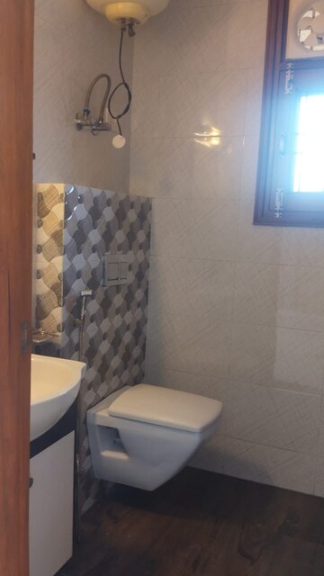Bathroom in 3 BHK Builder Floor at Chittaranjan Park – for Rent