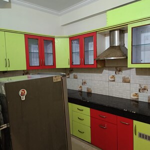Kitchen in 3 BHK Apartment at Gomti Nagar – for Rent