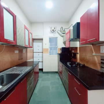 Kitchen in 3 BHK Independent House at Safdarjung Development Area – for Rent