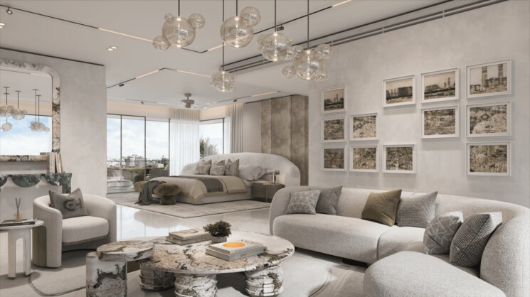 Living Room, elan-the-emperor 4 Bedroom 4640 Sq.Ft. Apartment In Sector 106 Gurgaon 9666627