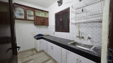 Kitchen in 2 BHK Builder Floor at Saket – for Rent
