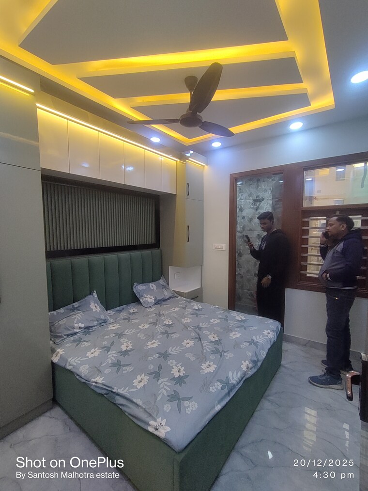 Master Bedroom, dwarka mor 2 Bedroom 65 Sq.Yd. Builder Floor In Dwarka Mor Delhi 9666618