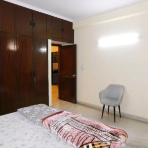 Bedroom in 3 BHK Builder Floor at Hauz Khas – for Rent
