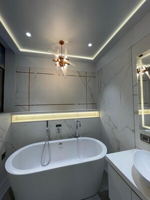 Bathroom in 4 BHK Apartment at Paras Quartier, Gwal Pahari – for Sale