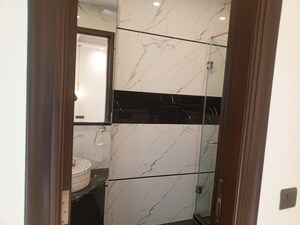 Bathroom in 3 BHK Builder Floor at Ansal Sushant Lok I, Sector 43 – for Rent