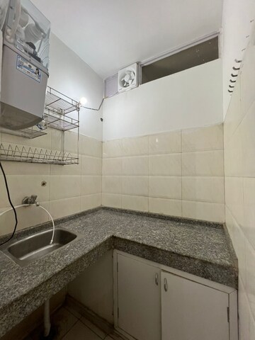 Bathroom in Studio Builder Floor at Ansal Sushant Floors, Sushant Lok ii – for Rent