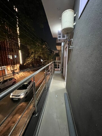 Balcony in Studio Builder Floor at Ansal Sushant Floors, Sushant Lok ii – for Rent